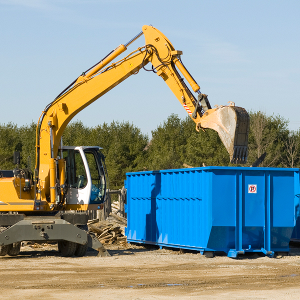 what happens if the residential dumpster is damaged or stolen during rental in South Coventry